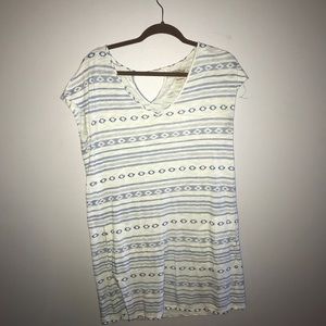 tribal lucky brand t shirt dress